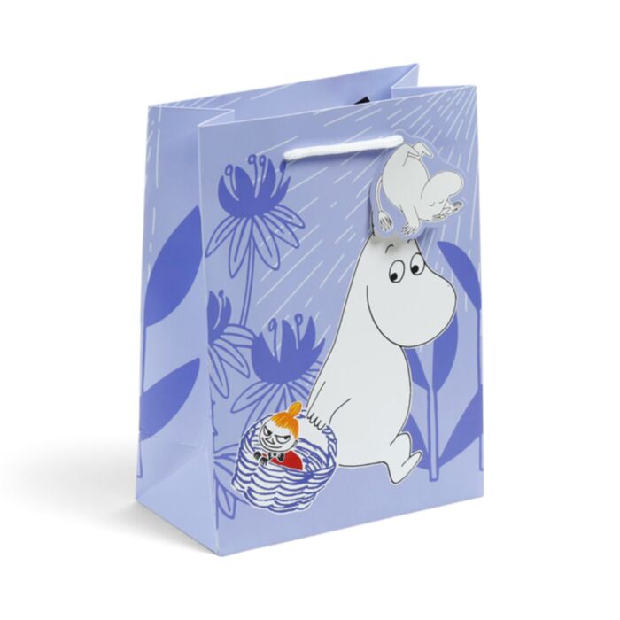 Dárková taška - Střední - Moomin - Mumínek - Tammi - modrá