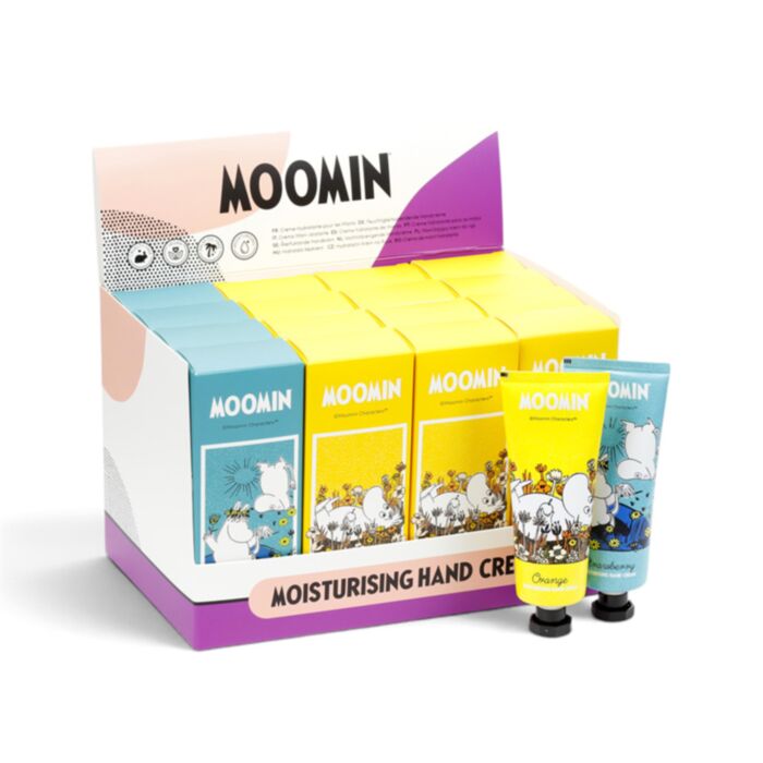 Hydratační krém na ruce 75ml -  Moomin - Mumínek - Jahoda a pomeranč