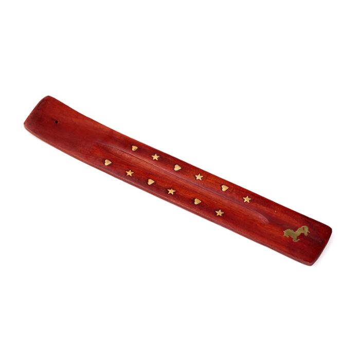 Stojánek - vonné tyčinky - Sheehsam dřevo - Jednorožec