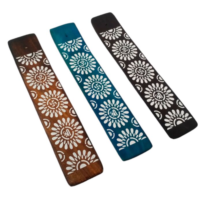 Stojánek - vonné tyčinky - mangové dřevo - Květ