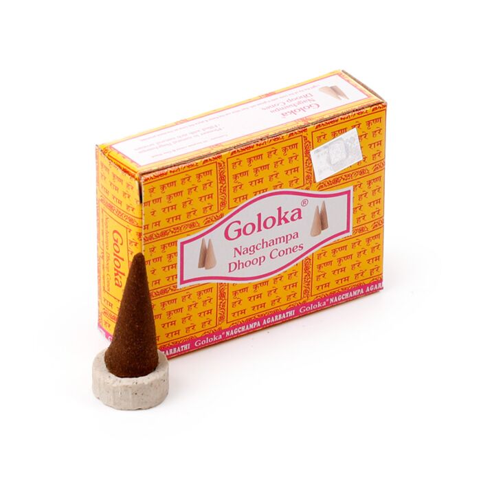 Vonné kužely Goloka Nag Champa Dhoop