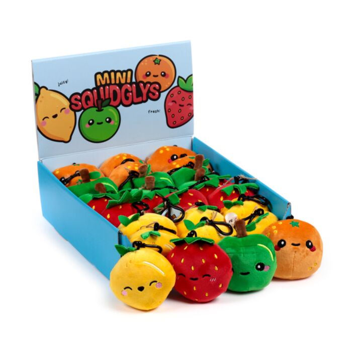 Klíčenka - plyšová - mini - Squidglys Foodiemals -Ovoce