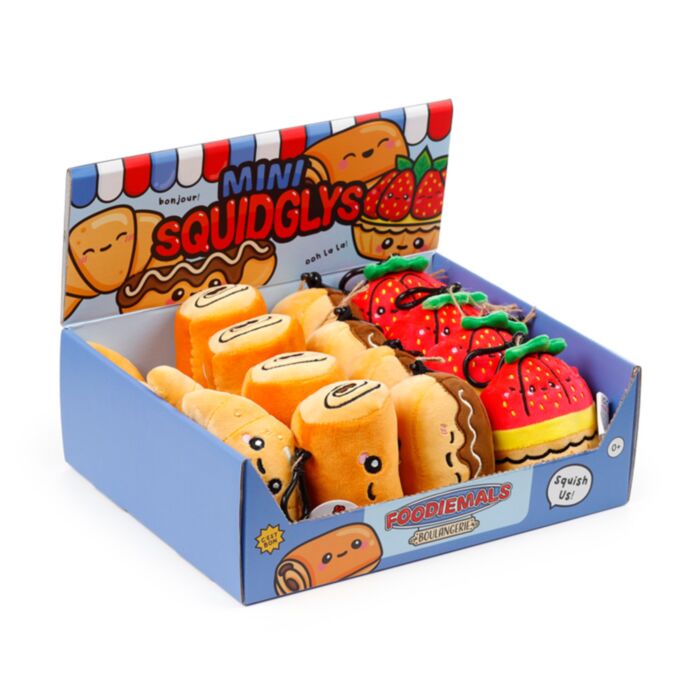 Klíčenka - plyšová - mini - Squidglys Foodiemals - Boulangerie