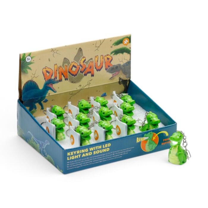 Klíčenka - LED osvětlení a zvuk -Dinosaurus