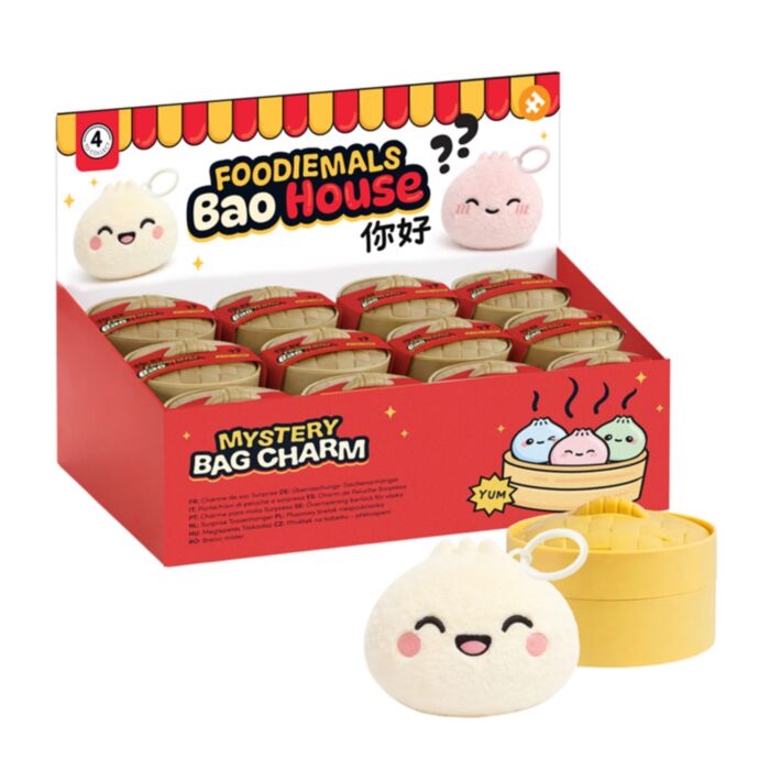 Klíčenka - Foodiemals - Bao House Bao Bun - Blind Box