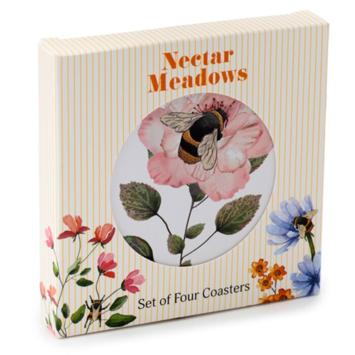Sada 4 podtácků - Nectar Meadows-Včela