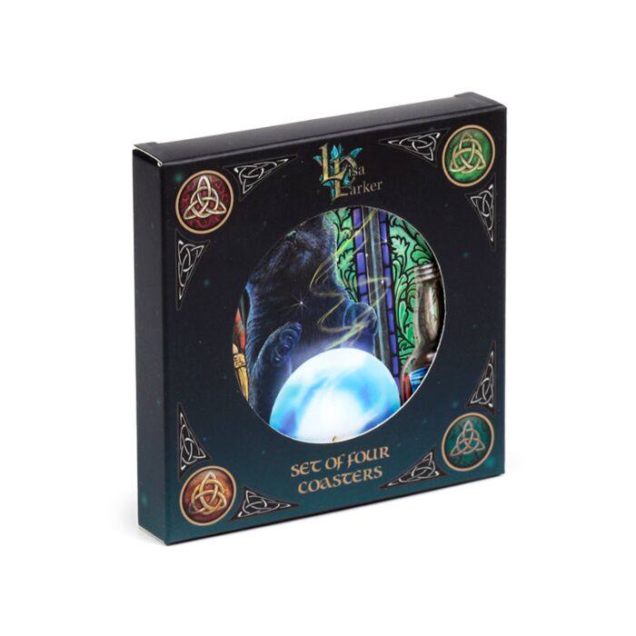 Sada 4 podtácků - Kouzelná kočka - Lisa Parker - novinka 2025