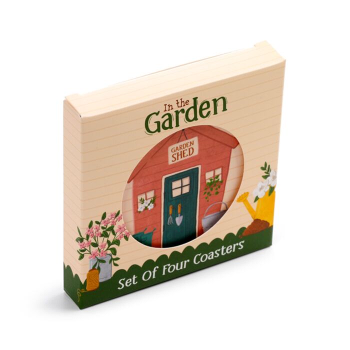 Sada 4 podtácků - In the Garden  - Zahrada