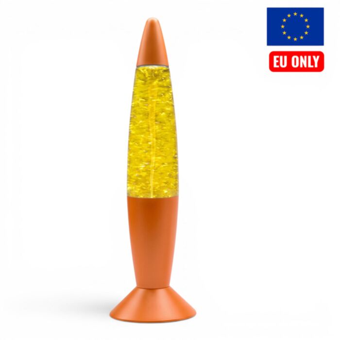 Tornádo lampa - měnící se barvy - USB - Oranžová