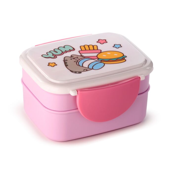 Svačinový box s příborem Bento box - Kočka Pusheen Core