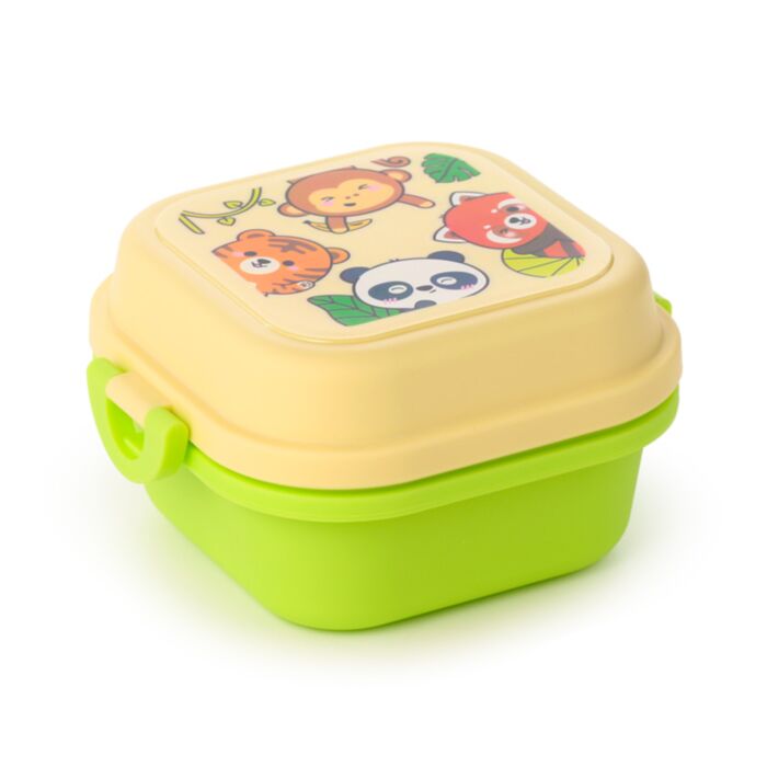 Svačinový box s příborem Bento box - Adoramals