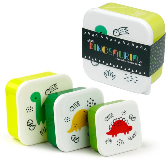 Svačinový box 3 ks - S/M/L- Dinosaurus
