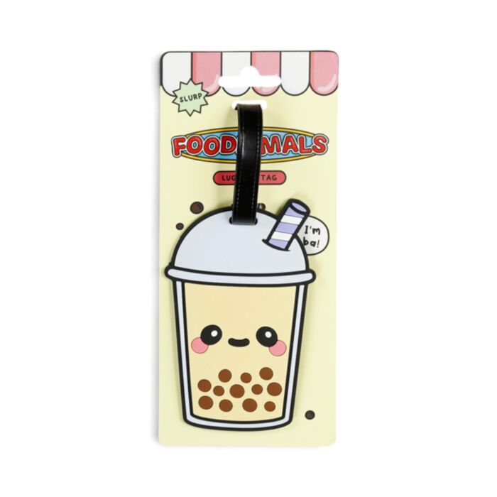 Visačka na zavazadlo - Foodiemals - Bubble Tea