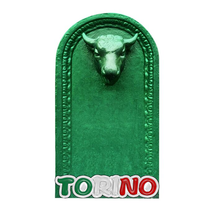 Magnet - 3D -Torino - Věž s fontánou