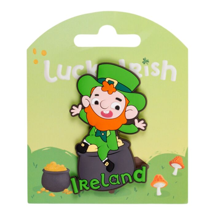 Magnet - PVC - Luck of the Irish - Leprechaun - Irské suvenýry