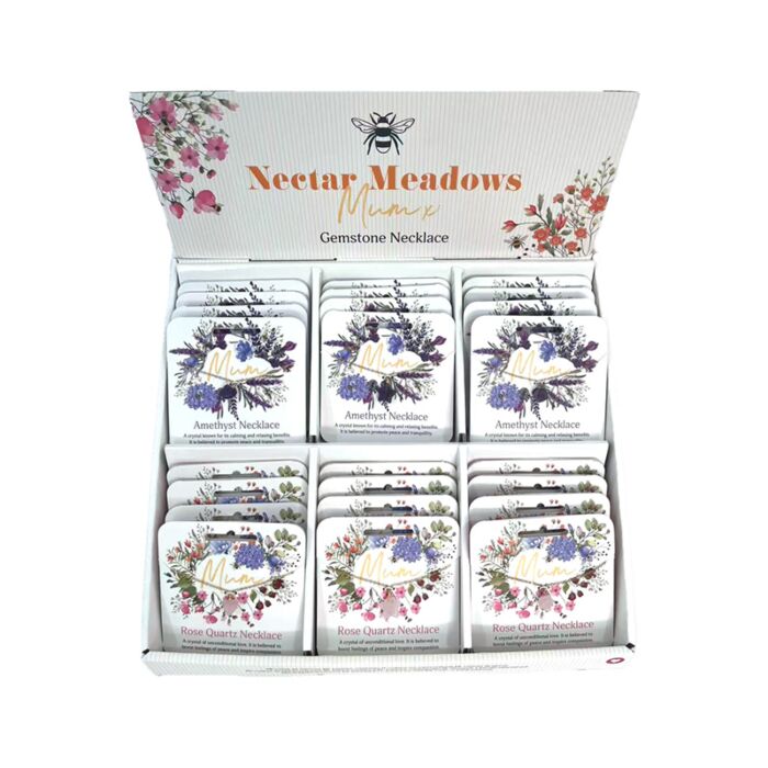 Řetízek s drahokamem Mum - Nectar Meadows-Včela