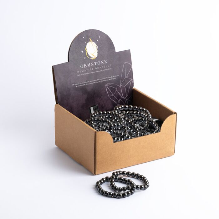 Hematit - korálky - náramek