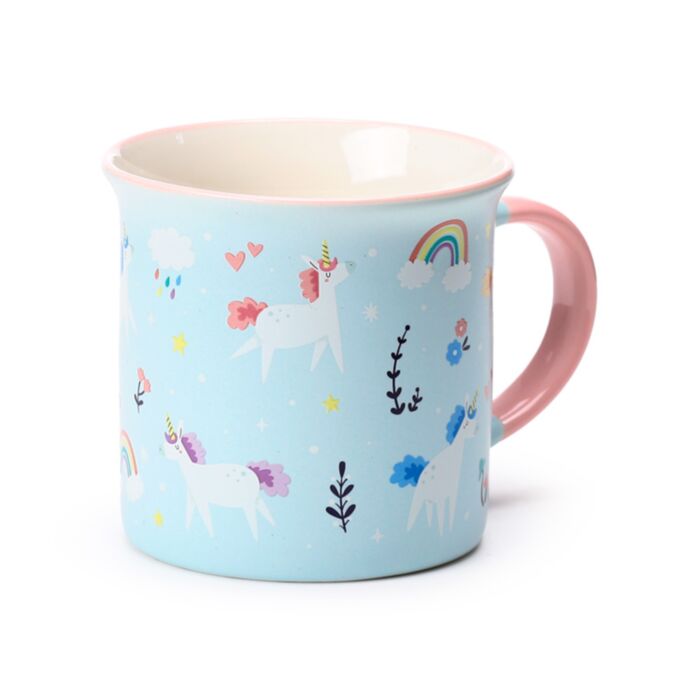 Porcelánový hrnek - lem - Unicorn Magic - Jednorožec