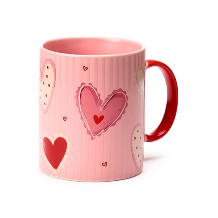 Porcelánový hrnek - Amore - Láska - Srdce
