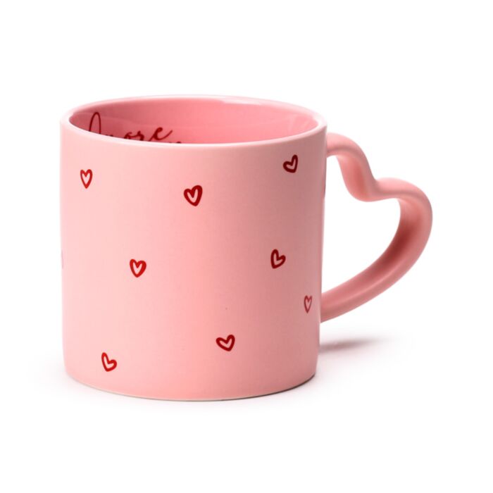 Porcelánový hrnek s rukojetí  Amore - Láska - Srdce