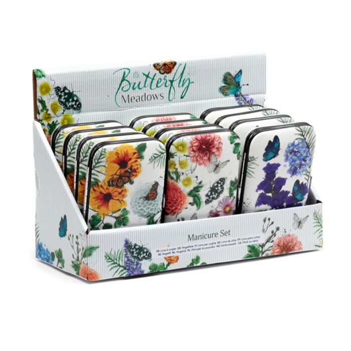 Manikúra - sada nástrojů - Butterfly Meadows - Motýl
