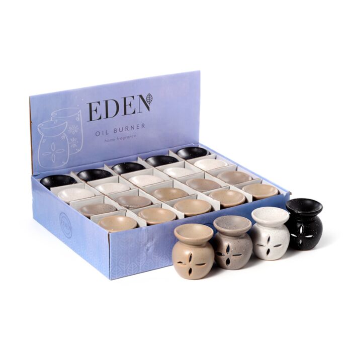 Keramická aromalampa-malá-Ráj-Květinový vzor