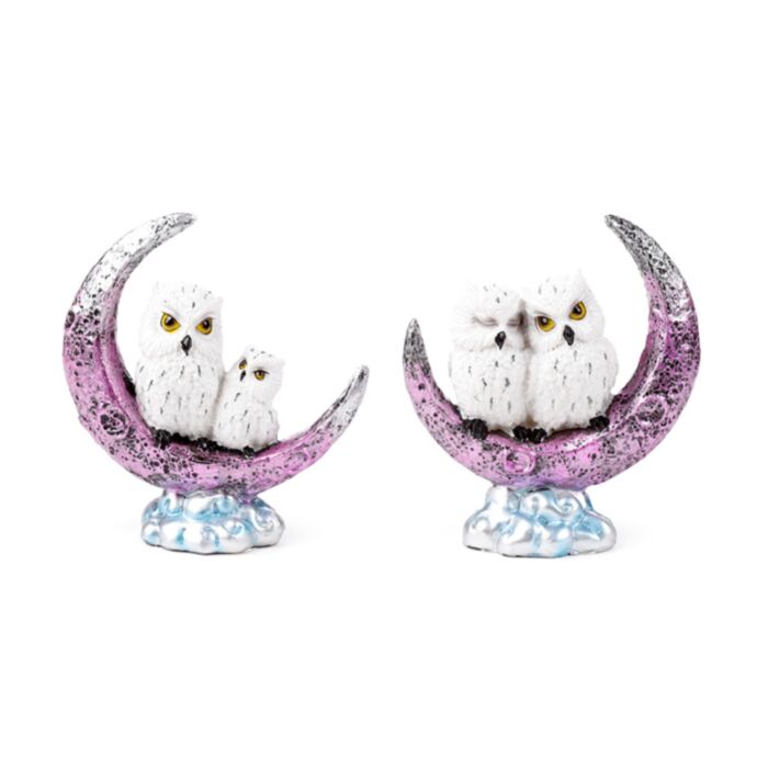 Dekorativní soška - Moudrá sova - Měsíc