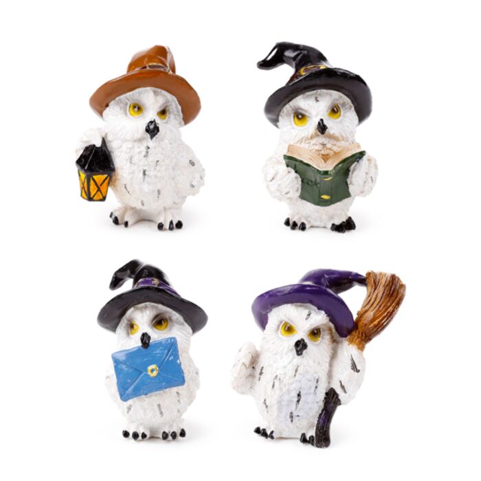 Dekorativní soška - Moudrá sova - Očarovaný učeň