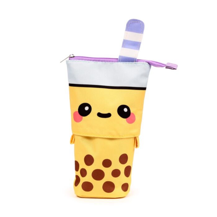Penál - plátno - Foodiemals - Bubble Tea Boba
