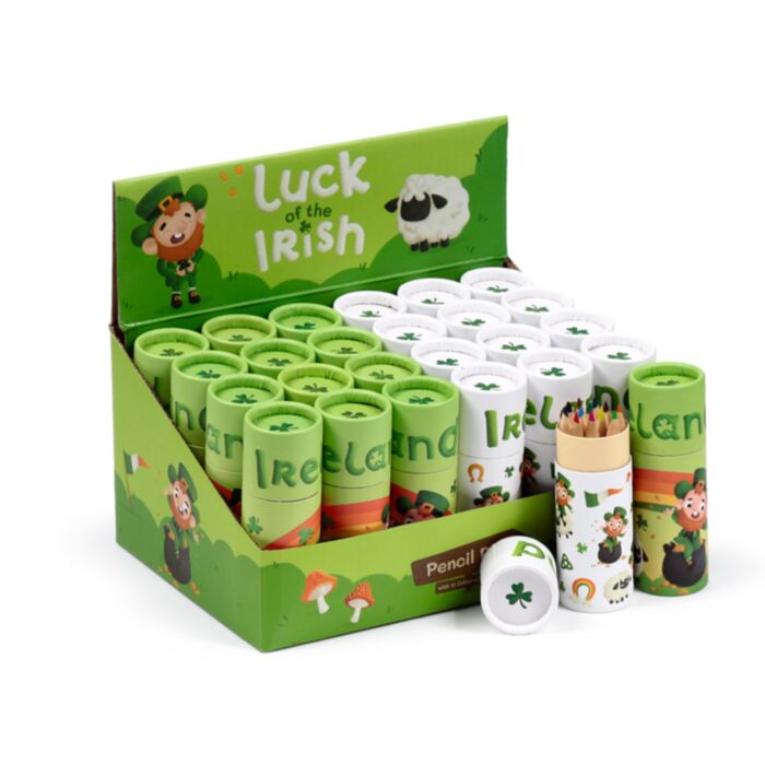 Sada pastelek - krabička -12 ks - Luck of the Irish - Skřítek Leprechaun