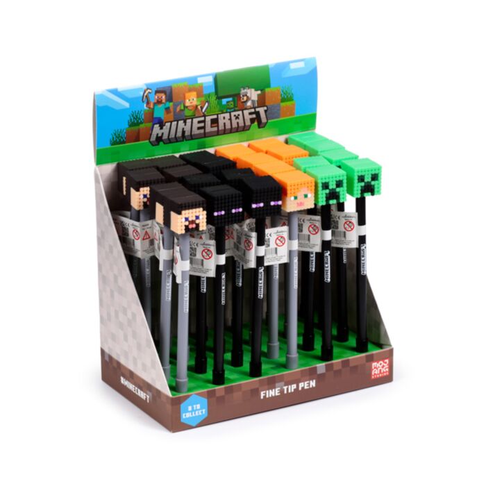 Propiska s tenkým hrotem - silikonový topper - Minecraft
