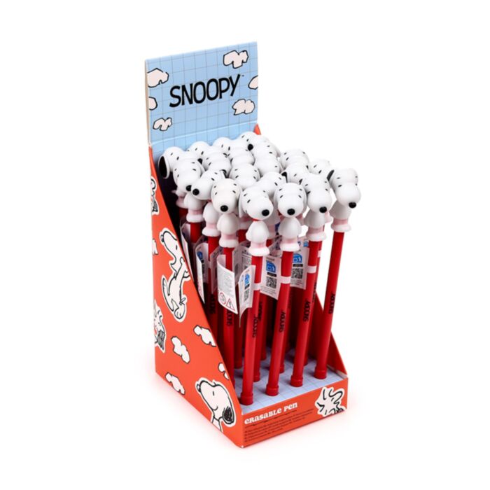 Propiska gumovací s ozdobou Inkredible Peanuts Snoopy - silikonový toper