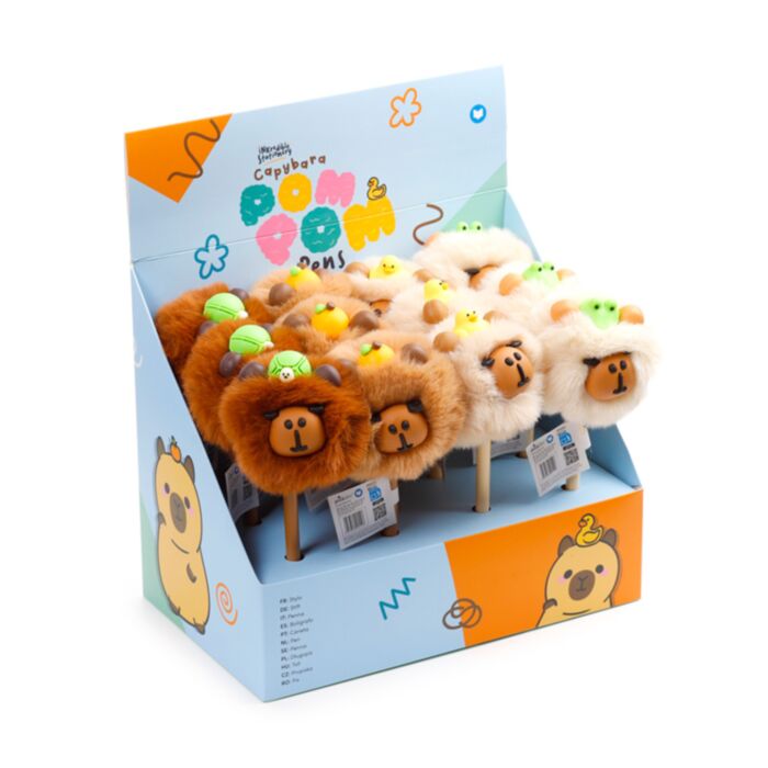 Propiska s tenkým hrotem - Capybara - Kapybara - bambulka  