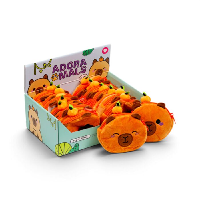 Peněženka - drobné - plyš - Adoramals - Capybara - Kapybara