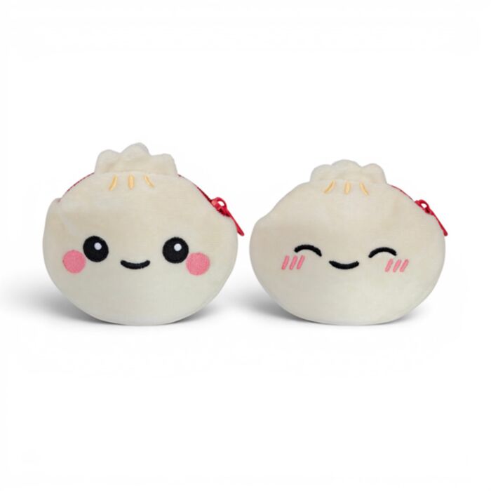 Peněženka - drobné - plyš - Foodiemals - Bao House Bao Bun