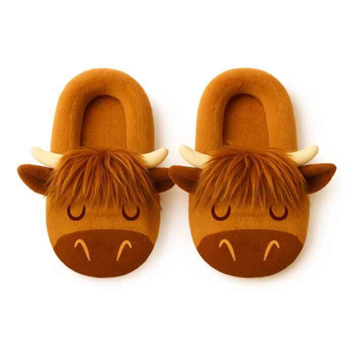 Bačkory - Highland Coo Cow - Kráva - EU36-38/UK3-5