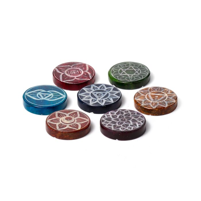 Stojánek - vonné tyčinky - Čakra - Kulatý