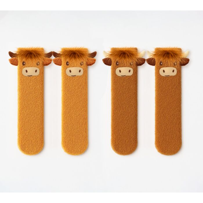 Ponožky - huňaté  - Highland Coo - Kráva
