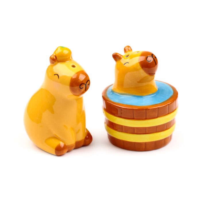 Sada slánka a pepřenka-keramika-Capybara- Kapybara