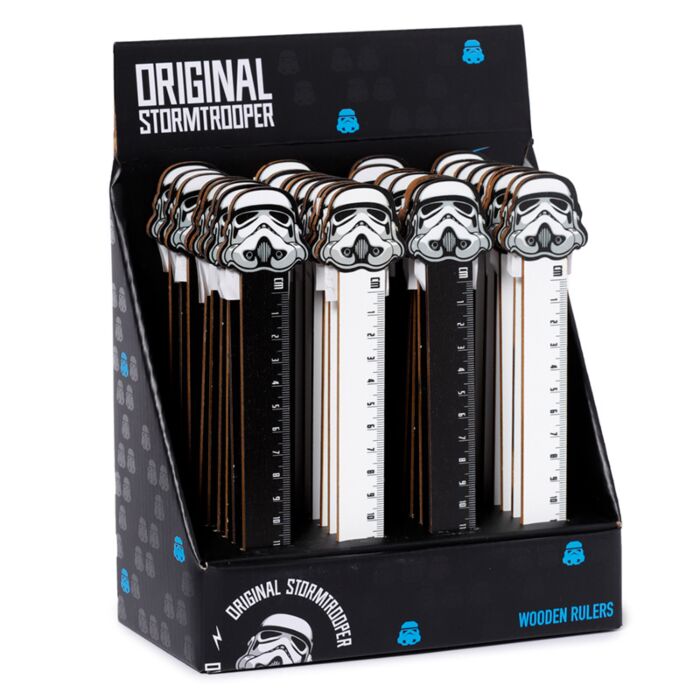 Dřevěné pravítko - ozdoba - 15cm - The Original Stormtrooper 