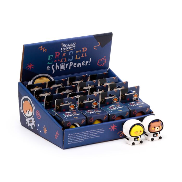 Ořezávátko na tužky - Zvířátka Adoramals - Vesmírný tým