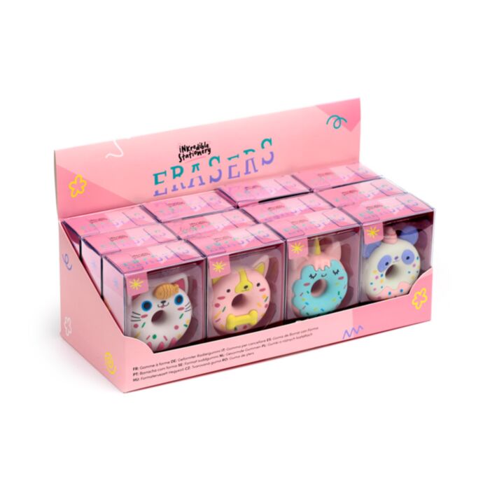 Guma - krabička - mozaika - Jednorožec Donut