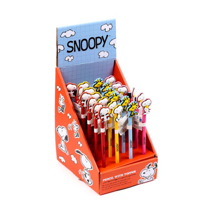 Tužka - ozdoba z PVC - Peanuts Snoopy & Woodstock