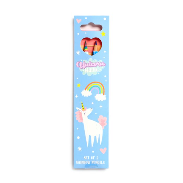 Tužka - duhová - sada 2 ks - Unicorn Magic - Jednorožec