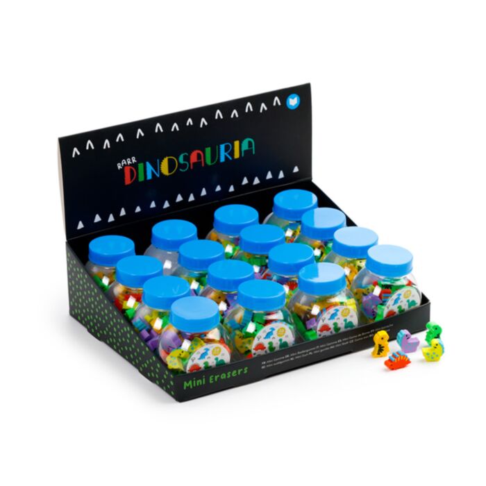 Guma - mini - krabička -Dinosaurus