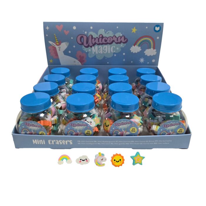 Guma - mini - krabička - Unicorn Magic - Jednorožec