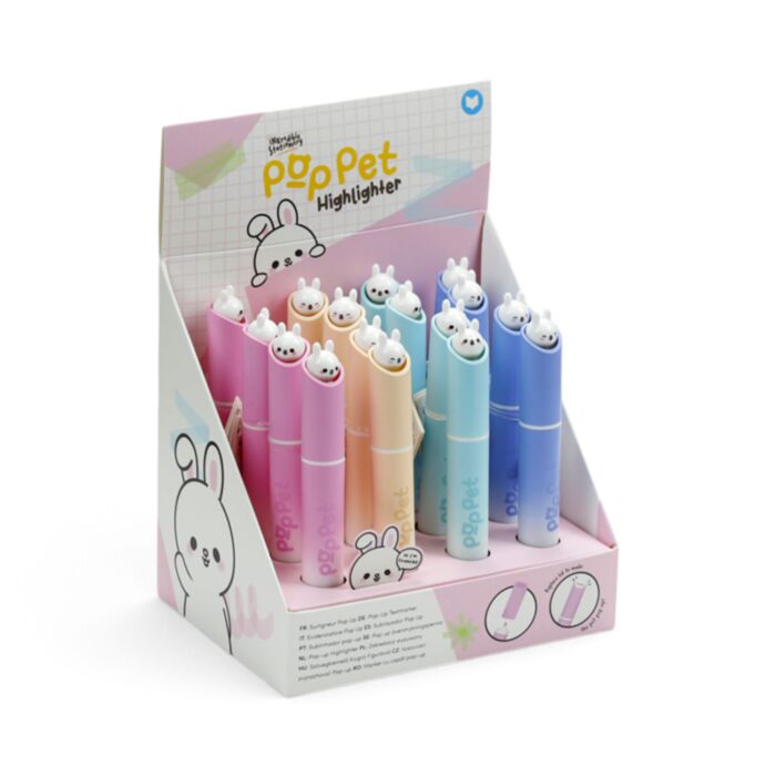 Zvýrazňovač - Adoramals Pets - Pop Pet - Králík