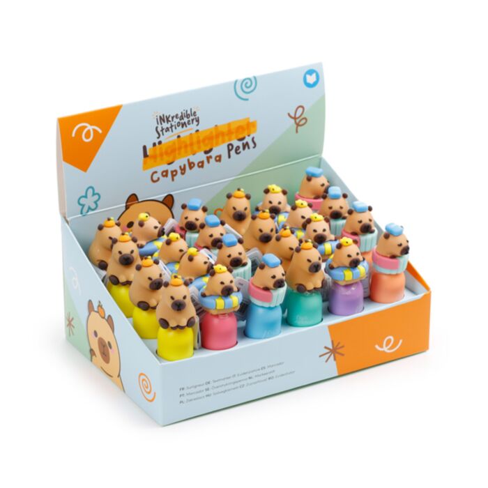 Zvýrazňovač s ozdobou - Capybara - Kapybara