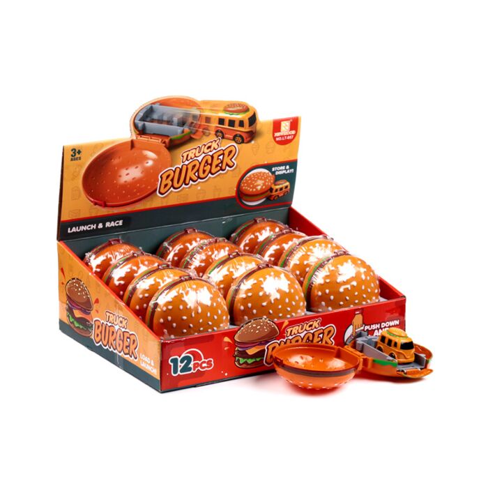 Autíčko - Autobus - Hamburger - Press & Launch