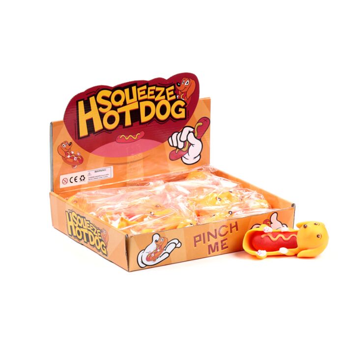 Mačkací hračka - Jezevčík Hot Dog
